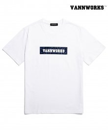 PATTERN BOX LOGO T-Shirts_WHITE(V16TS213)