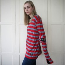 coco stripe T shirt red