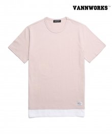 LAYERED BACK PRINT T-Shirts_PINK(V16TS214)