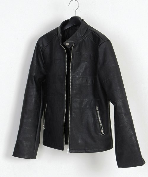 디메이즈(DEMAZE) Patch Black Leather Jacket - 208,000 | 무신사 스토어