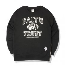 SP FAITH&TRUST CREWNECK LS-BLACK