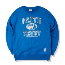 SP FAITH&TRUST CREWNECK LS-BLUE