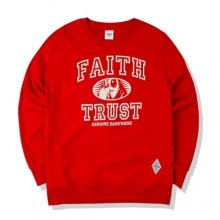 SP FAITH&TRUST CREWNECK LS-RED