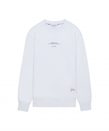 [AG] Handwriting Stereo Sweatshirt(WHITE)