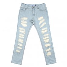 [NYPM] NXM DAMAGED DENIMPANTS (INDIGO)