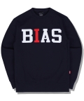 Bias Sweat Shirt - Navy