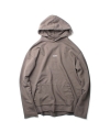 NO WAVE DISTRESSED HOODIE TAUPE GRAY