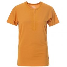 피엘라벤 우먼 테크 하프 짚 반팔 티셔츠 슬림핏 Tech SS T-shirt Half Zip W(A) (08421A) - Campfire Yellow