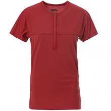 피엘라벤 우먼 테크 하프 짚 반팔 티셔츠 슬림핏 Tech SS T-shirt Half Zip W(A) (08421A) - OX RED