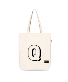 Cartoon Q ecobag (IVORY)