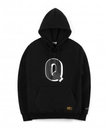 CARTOON Q HOOD (BLACK)