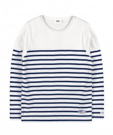 MARINE STRIPE TEE (NAVY)