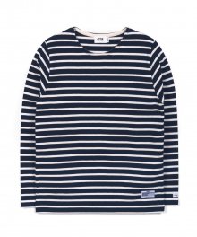 STRIPE BOAT NECK TEE (IVORY)