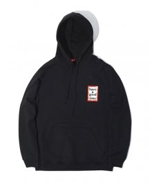 Small Frame Logo Pullover - Black