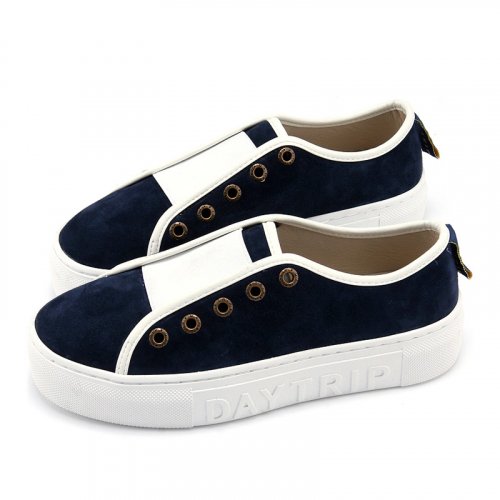 데이트립(daytrip) 양가죽스니커즈 버타니 네이비