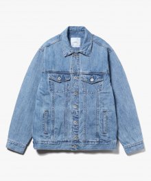 Oversized Denim Jacket [Light blue]