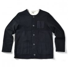 ANDBESLOW 16SS COTTON CARDIGAN BLACK