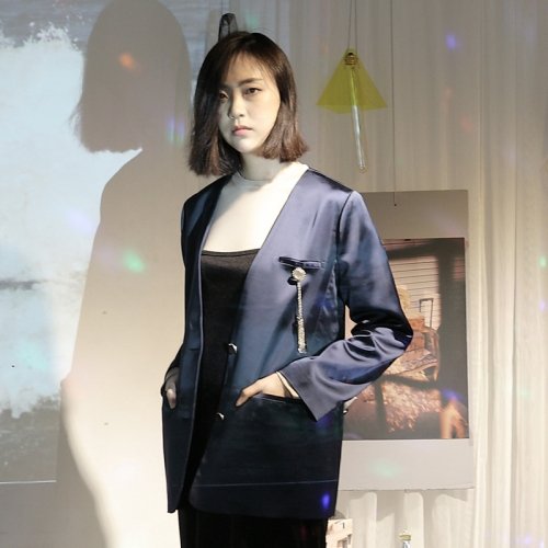 NO COLLAR JACKET_ny