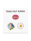 Takeout pin set