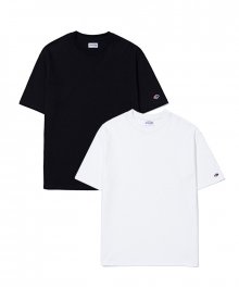 [2pack] 더블 코튼 롱 티셔츠