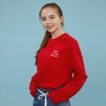 [로너] HOW OFTEN NEVER T-SHIRT-RED 티셔츠