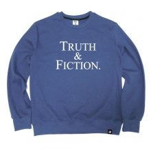 TRUTH & FICTION Crewneck Blue