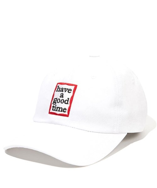 해브 어 굿 타임(HAVE A GOOD TIME) Frame Logo Cap - White - 사이즈 & 후기 | 무신사