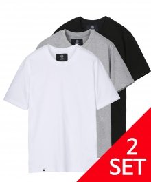 COTTON 30S STANDARD T-SHIRTS (2SET)