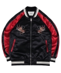 Dragon Satin Souvenir Jkt - Black/Red