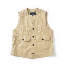 16SS COTTON CASUAL VEST BEIGE