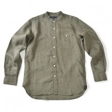 BESLOW STANDARD 16SS SLOW LINEN SHIRT OLIVE