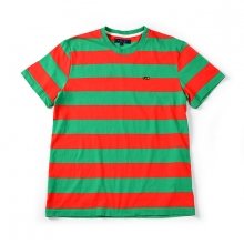 16SS FUN STRIPE T-SHIRT GREEN