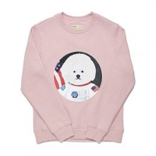 [JAPAN EDITION]NEW APOLLO DOG PATCH SWEAT SHIRT(2016VER) PINK