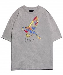 Bird Short Sleeve T-Shirt - Grey