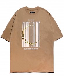 Aube Calme Short Sleeve T-Shirt - Beige