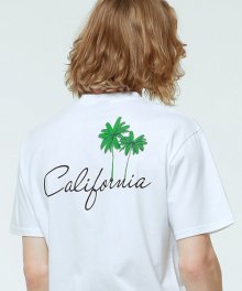 California Palm T-Shirt-White