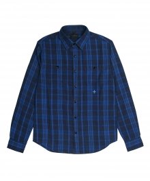 [콰이트] BGI Plaid Shirt (BLUE)