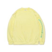 MIGNON BALLOON SWEAT SHIRT LEMON YELLOW