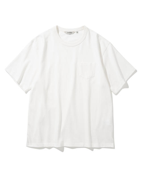 유니폼브릿지(uniformbridge) heavyweight pocket tee off white