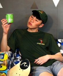 [코드아이엠] FRENCH FRIES HALF TEE GREEN