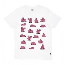 HUF MAKINBACON TEE WHITE