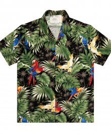 B-Leaf Aloha Shirt(U) - Black