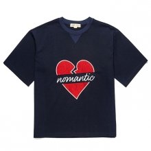 [HONG KONG EDITION]NOMANTIC HEART LOGO 1/2 TS NAVY