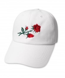 B-ROSE Ball Cap / White