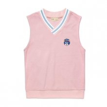 JOHN-MUSIC DOG WAPPEN VEST INDI PINK