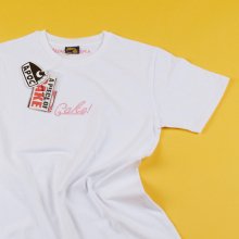 Cake Logo 1/2 T-shirts_White