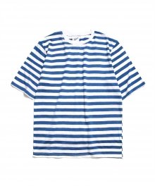 [당일출고]Slub Stripe Half T Blue