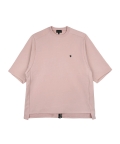 [콰이트] Back Zipper Oversized Sweatshirt (PINK)