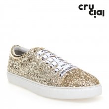 [CRUCIAL] PURE GLITTER Sneakers - Gold
