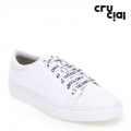 [CRUCIAL] PURE GLITTER Sneakers - White
